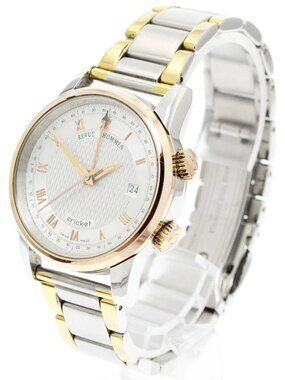 REVUE THOMMEN cricket 8317001 Date Silver Dial Hand Winding Men's Watch_954156